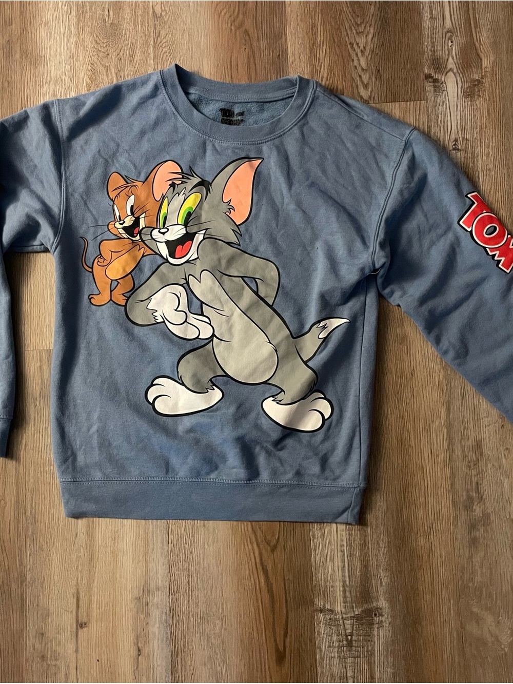 Tom & Jerry Blue women Sweatshirt